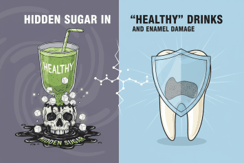 Hidden Sugar in “Healthy” Drinks and Enamel Damage