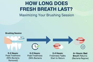 How Long Can One Brushing Session Keep Mouth Fresh?