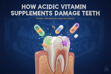How Acidic Vitamin Supplements Damage Teeth
