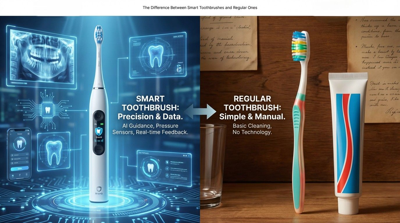 The Difference Between Smart Toothbrushes and Regular Ones