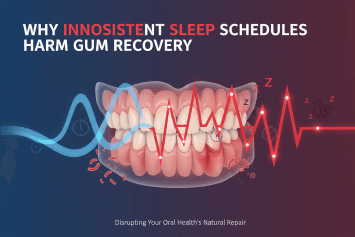 Why Inconsistent Sleep Schedules Harm Gum Recovery