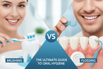 Brushing vs. Flossing