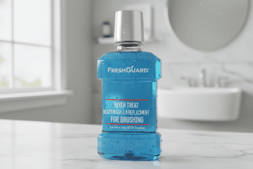 Never Treat Mouthwash as a Replacement for Brushing